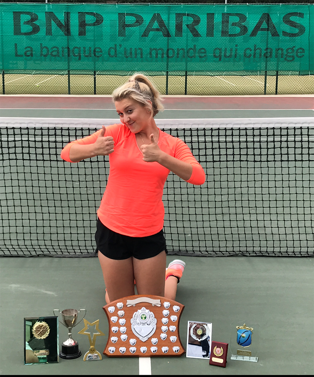 Lottie-Howard-2 Une semaine de tennis incroyable pour Charlotte Howard, une joueuse Sergetti !!!  tennis string tension