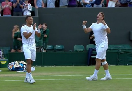 Marcus_Jay Our SERGETTI player Marcus Willis and doubles partner Jay Clarke won an epic 5 set match win against Wimbledon defending men's doubles champions  tennis string tension